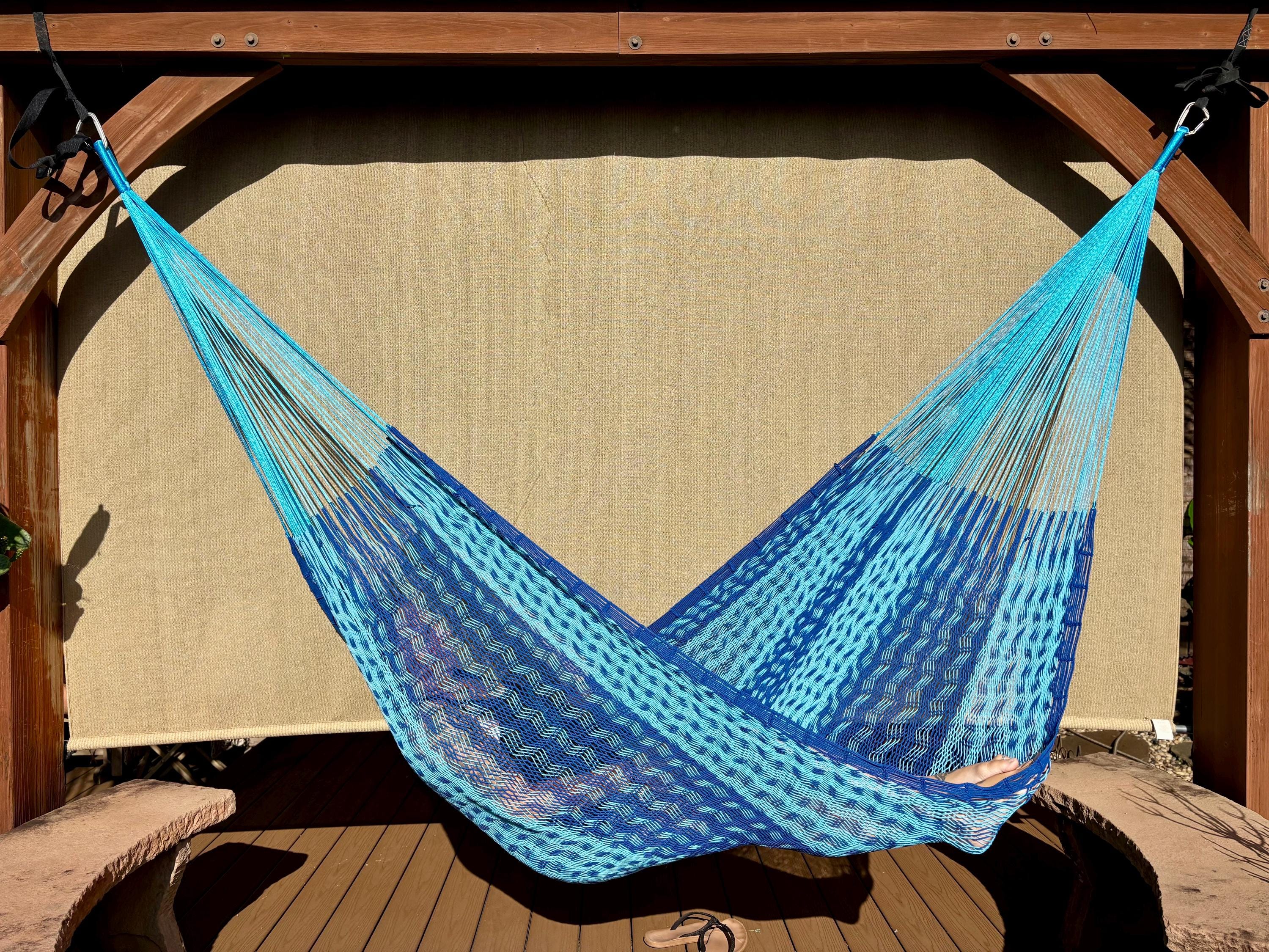 Thick Cord Mayan Hammocks • Handwoven by Artisans • Chunky Cotton • Ultra-Comfortable • Built for Backyard Bliss