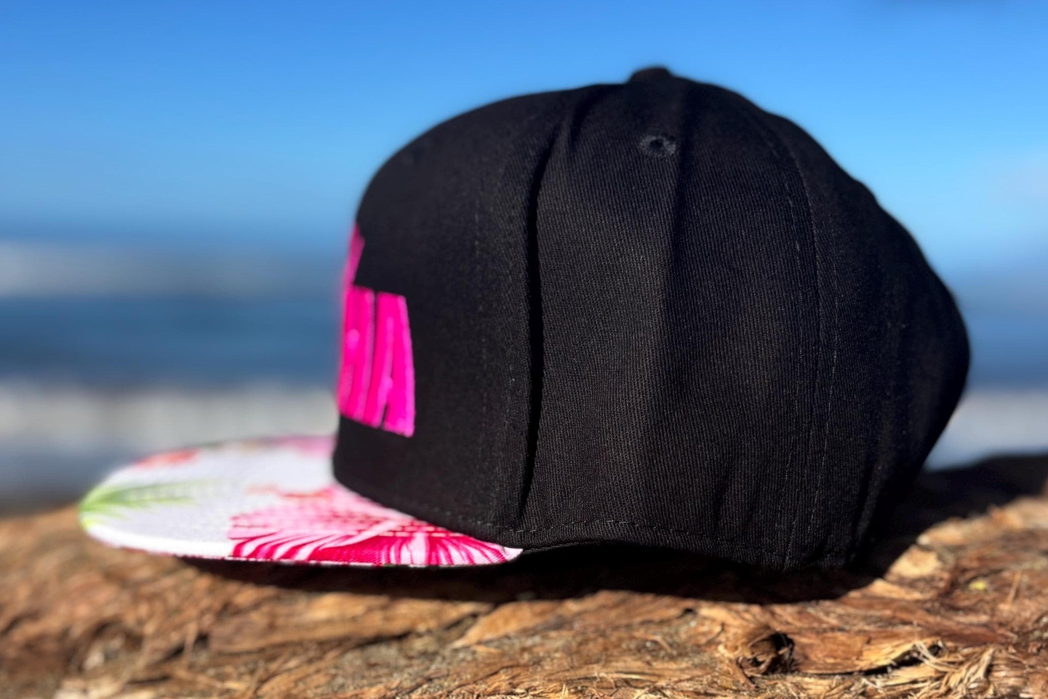 Polynesian Art Snapback Trucker Hat | Embroidered Aloha Flat Bill | Maui Hawaii