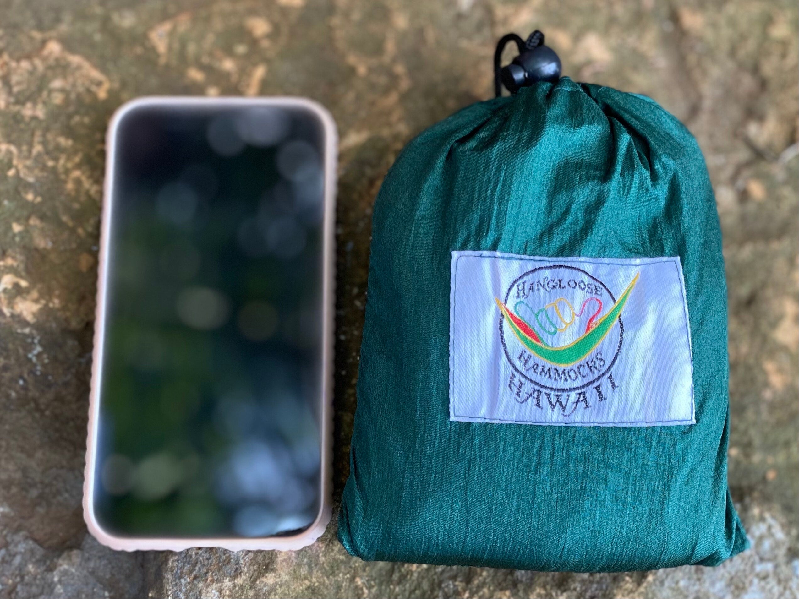 Parachute Silk Backpack • Forest Green • Ultralight 6.6 oz • Lightweight Travel Pack • 8 Colors • Free Shipping from Maui