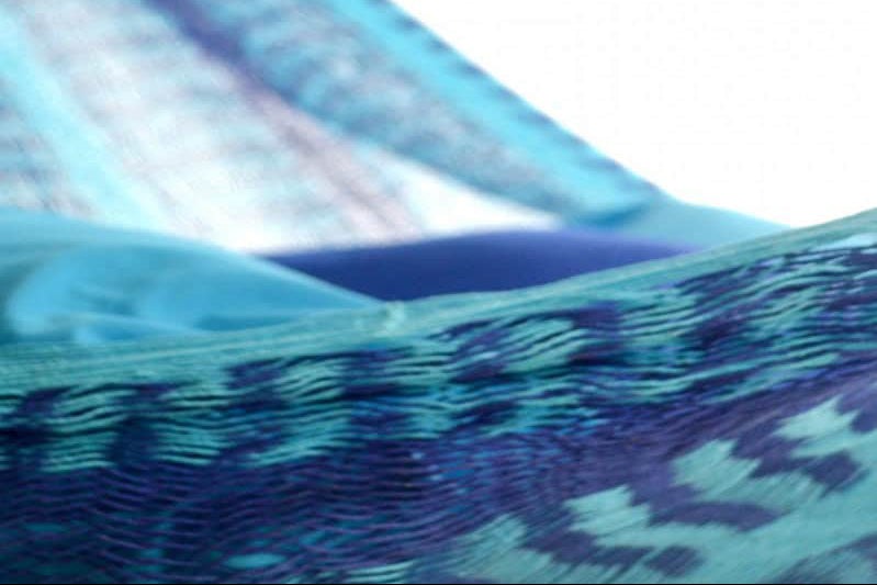 Traditional Mayan Hammock • Ocean Blue • Handwoven Cotton • Single, Double & Family Sizes • Fair Trade • Free Shipping