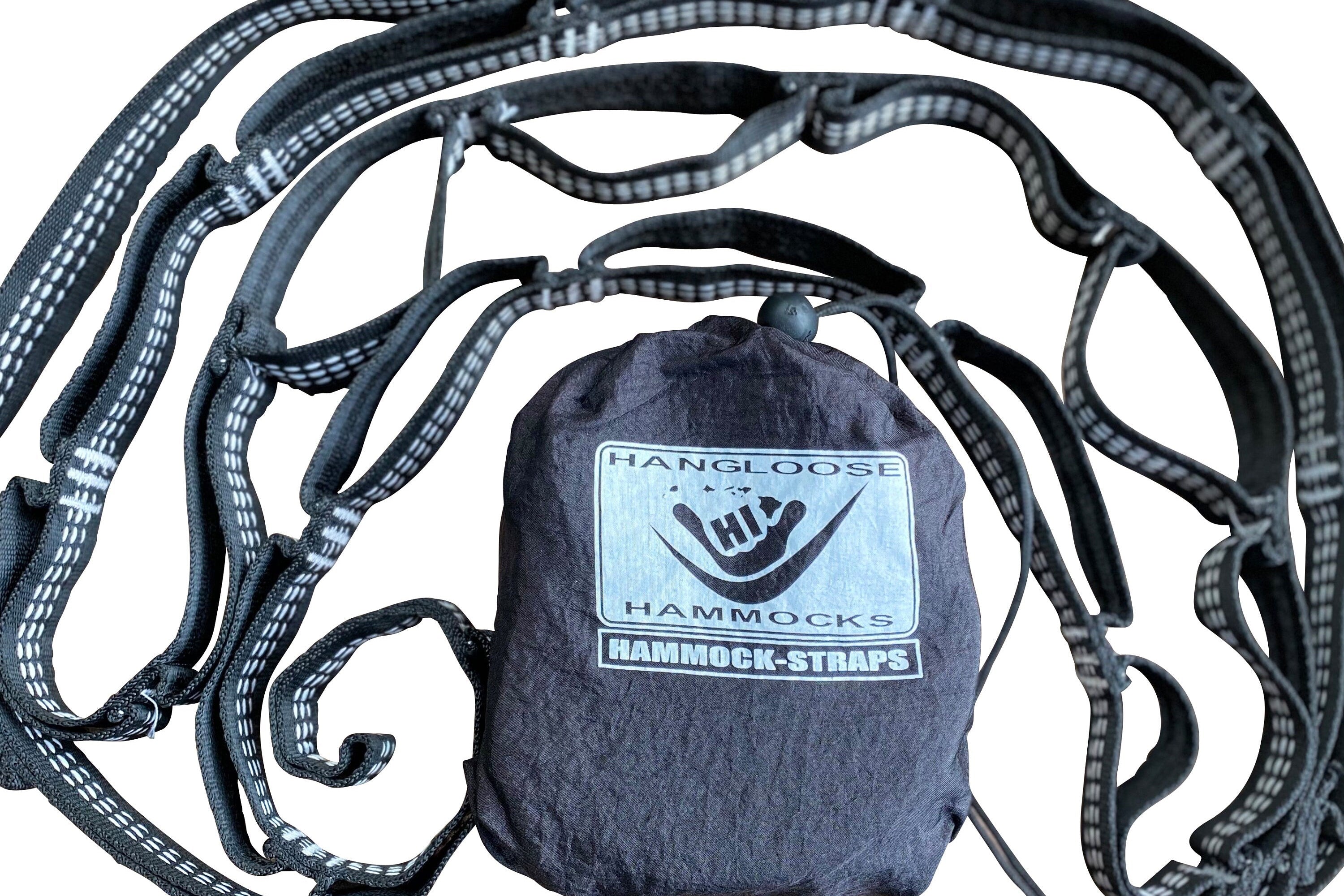 Hammock Tree Straps • 600 lb Rated • 9ft Nylon Loop Straps • 30 Adjustments • Free Shipping from Maui