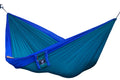 Parachute Silk Travel Hammock • Moana/Ocean • Double 6.5’x10’ • 440 lb Rated • Includes 24 kN Carabiners & Stuff Sack • Ultralight & Breathable • Handcrafted in Bali Since 1996
