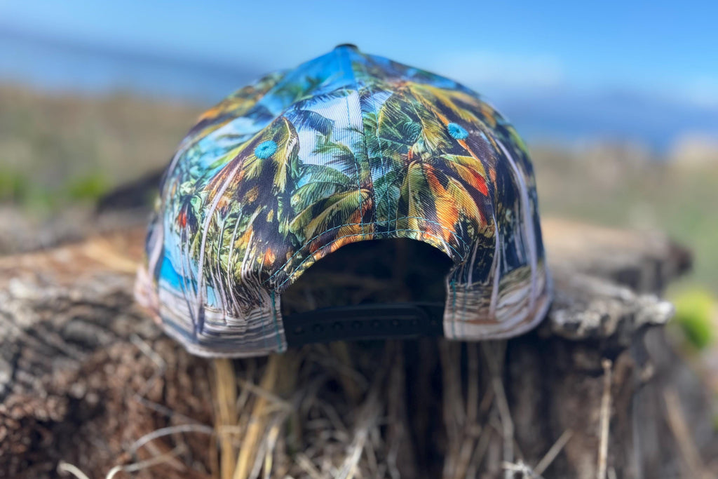 Maui Embroidered Snapback Hat | Aloha Flat Bill | Island-Made in Hawaii