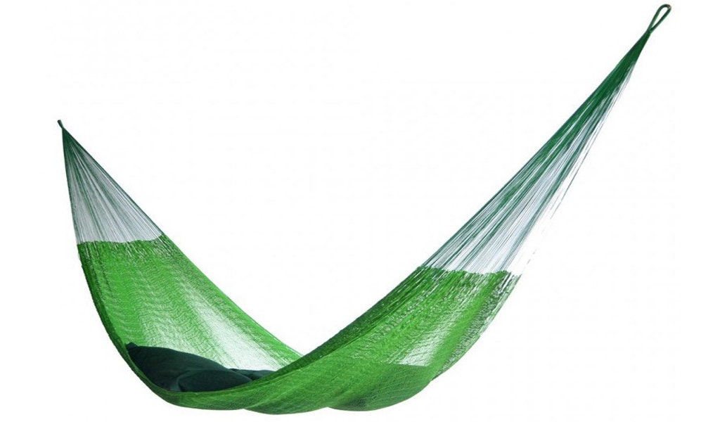 Light Green Mayan Hammock: Handwoven Breathable Cotton