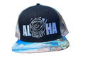 Maui Embroidered Snapback Hat | Aloha Flat Bill | Island-Made in Hawaii