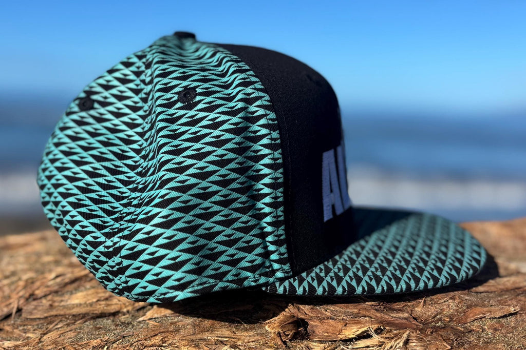 Maui Embroidered Trucker Hat | Aloha Flat Bill Snapback | Hawaii Island-Made
