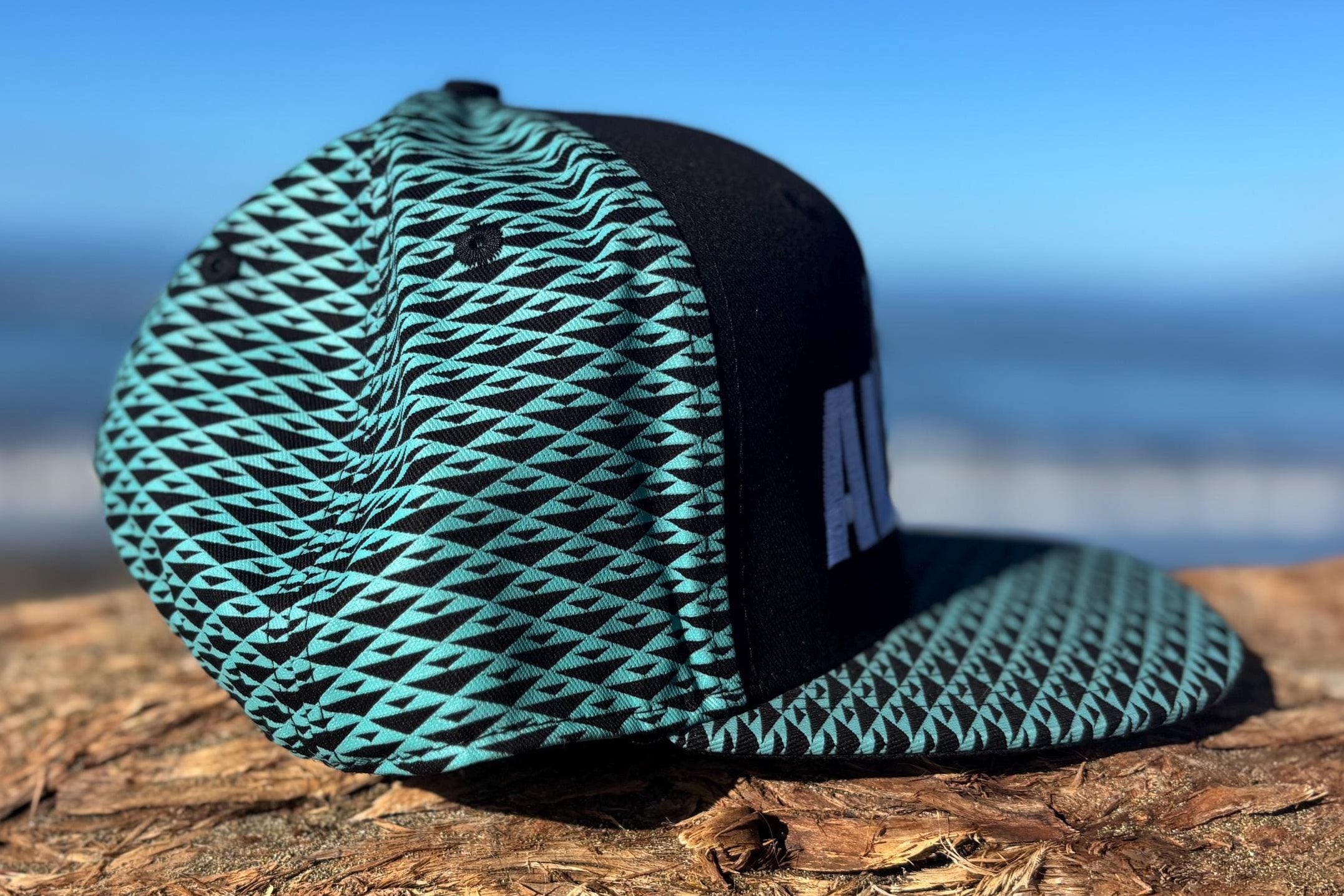 Maui Embroidered Trucker Hat | Aloha Flat Bill Snapback | Hawaii Island-Made