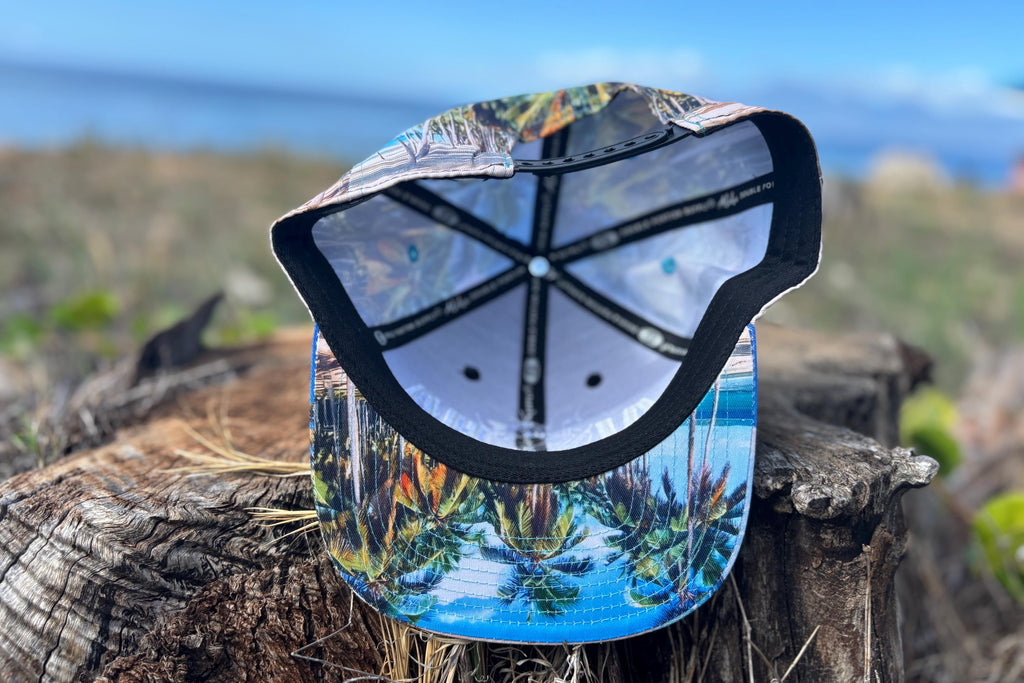 Maui Embroidered Snapback Hat | Aloha Flat Bill | Island-Made in Hawaii