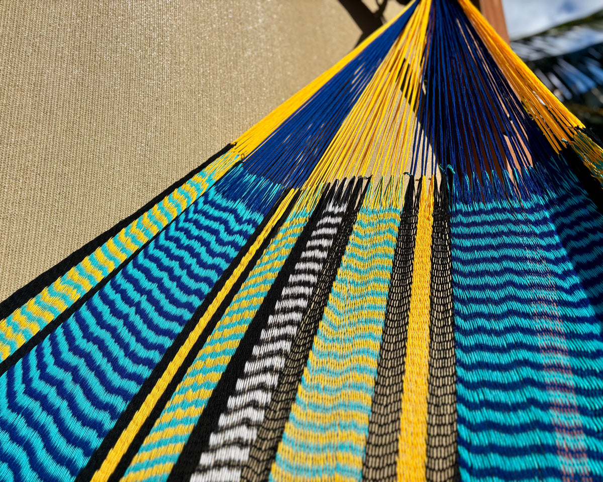Handwoven Thai Hammock • Weather-Resistant, Fair Trade (Natural White, Cream Color) (Copy)