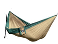 Parachute Silk Camping Hammock • Aina/Land • Double XXL 6.5’x10’ • 440 lb Rated • Includes Carabiners & Stuff Sack • Ultralight & Packable • Handcrafted in Bali Since 1996