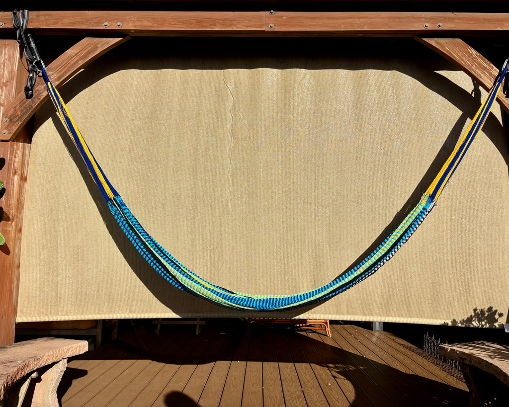 Handwoven Thai Hammock • Weather-Resistant, Fair Trade (Natural White, Cream Color) (Copy)
