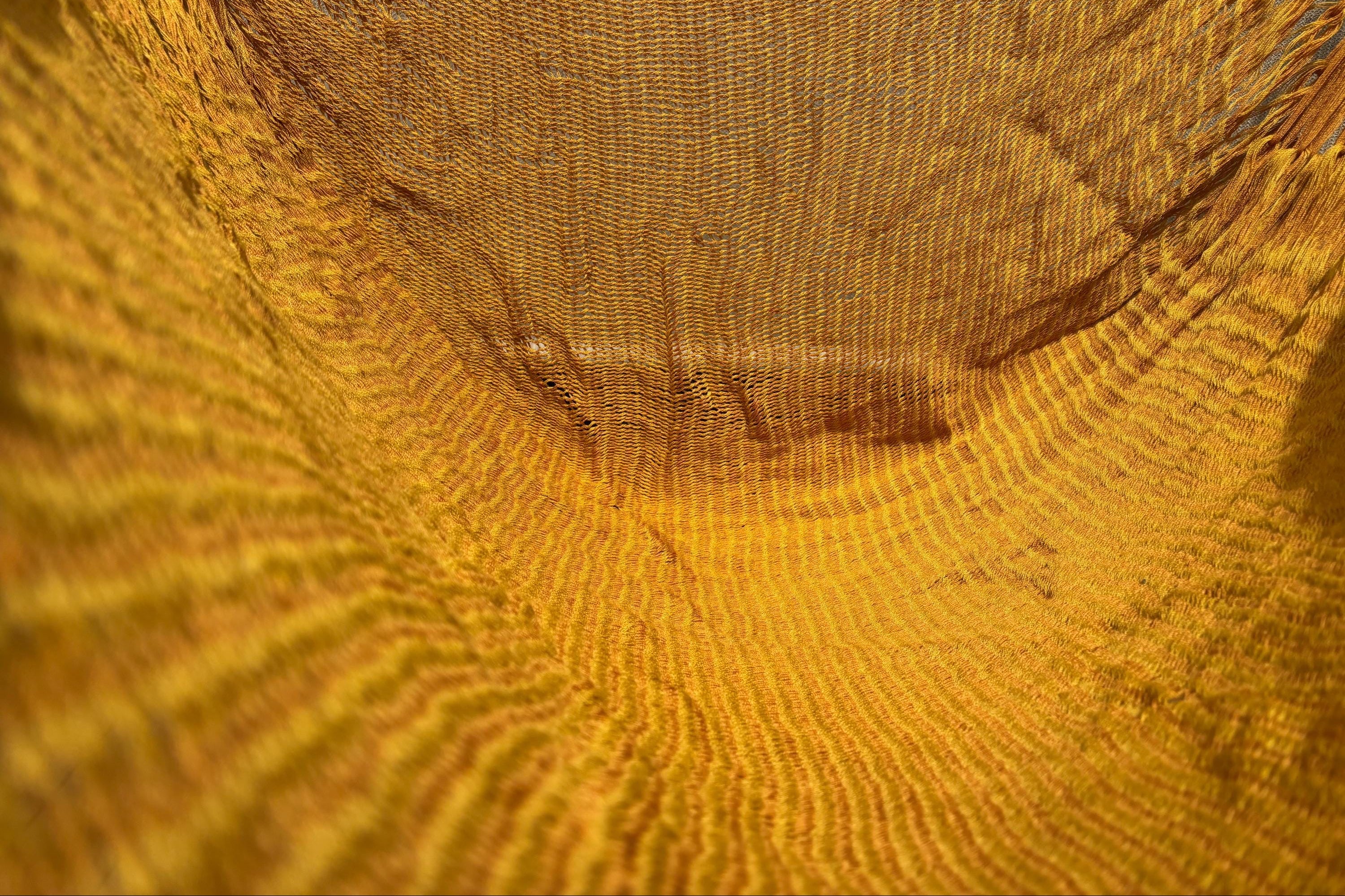 Thai Hammock Chair • Gold • Handwoven in Thailand • UV-Resistant • 500 lb Rated • Ultralight • Fair Trade