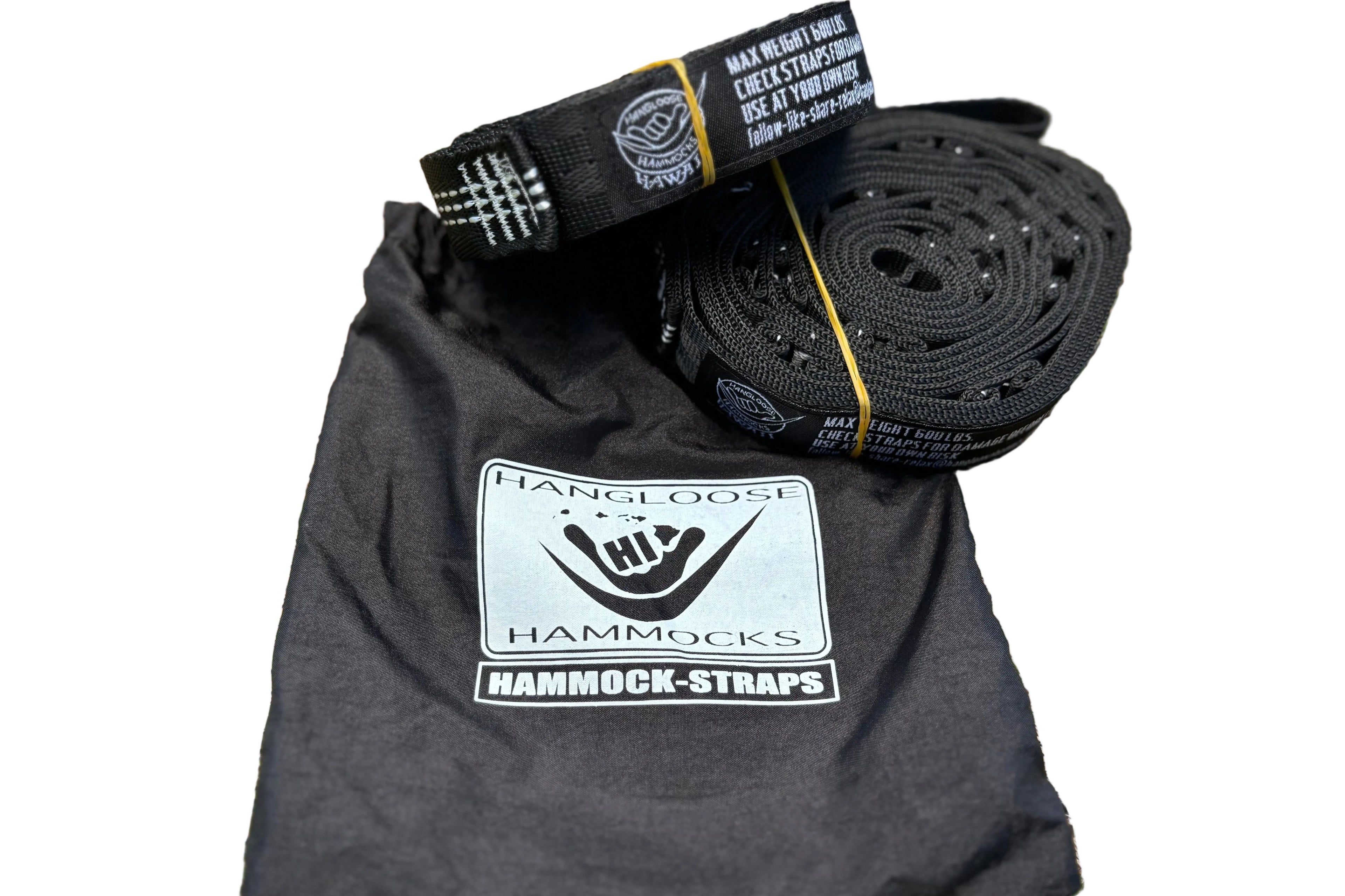 Thai Hammock Chair • Blue & Black • Handwoven in Thailand • UV-Resistant • 500 lb Rated • Ultralight • Fair Trade