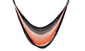 Thai Hammock Chair • Black, Orange & White • Handwoven in Thailand • UV-Resistant • 500 lb Rated • Ultralight • Fair Trade