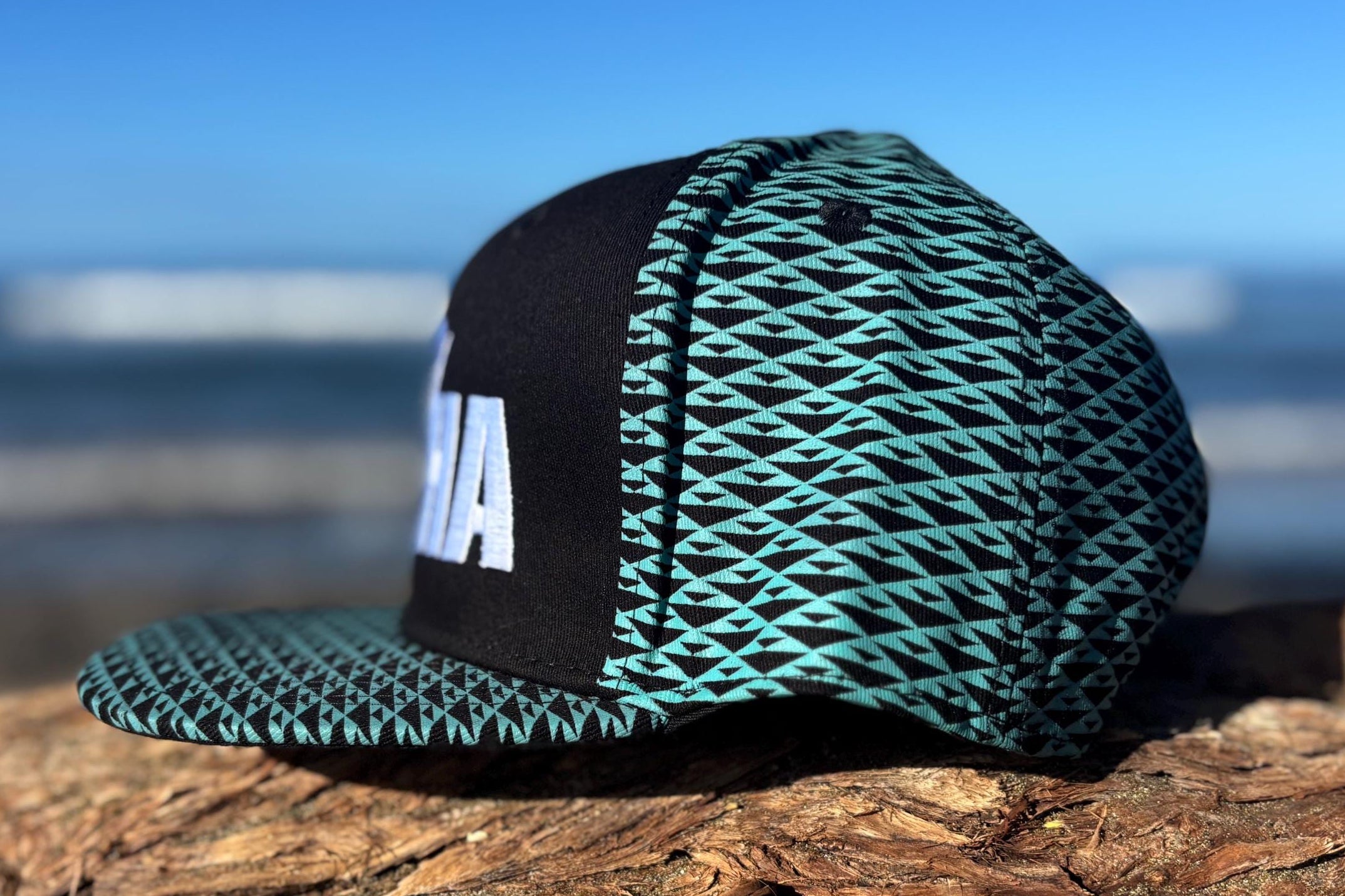 Maui Embroidered Trucker Hat | Aloha Flat Bill Snapback | Hawaii Island-Made