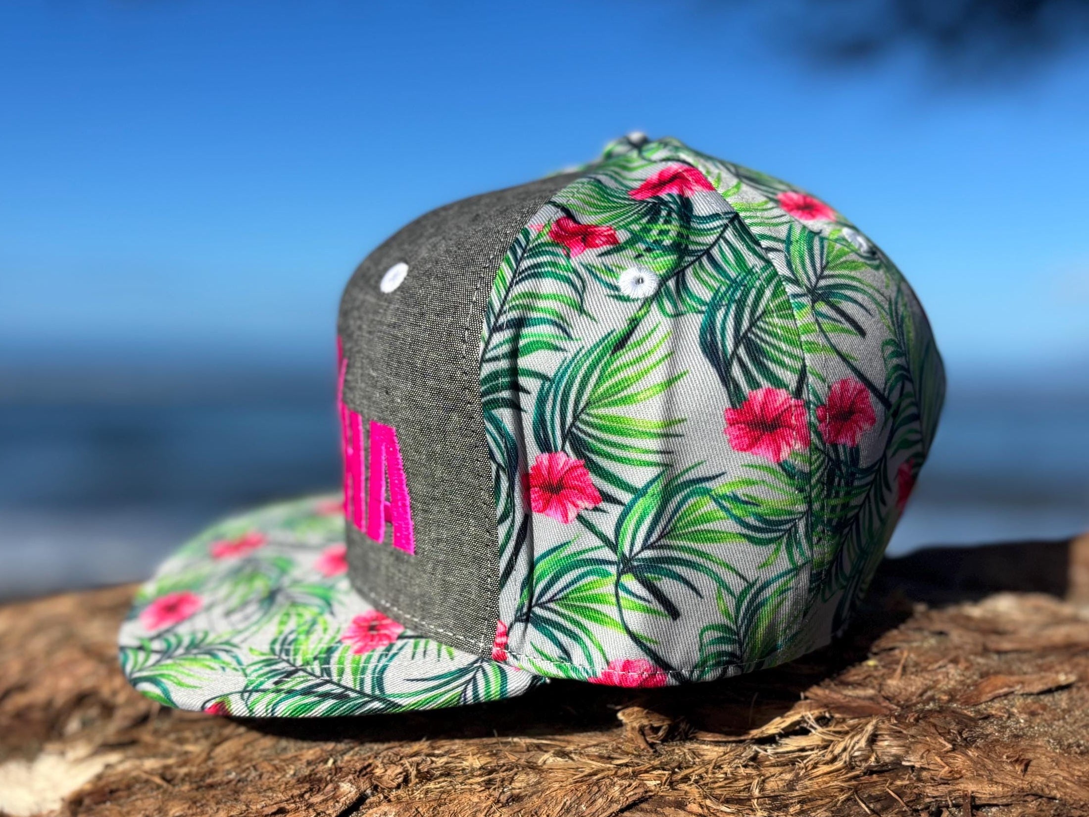 Maui Hawaii Snapback Hat | Embroidered Flat Bill | Authentic Island Design