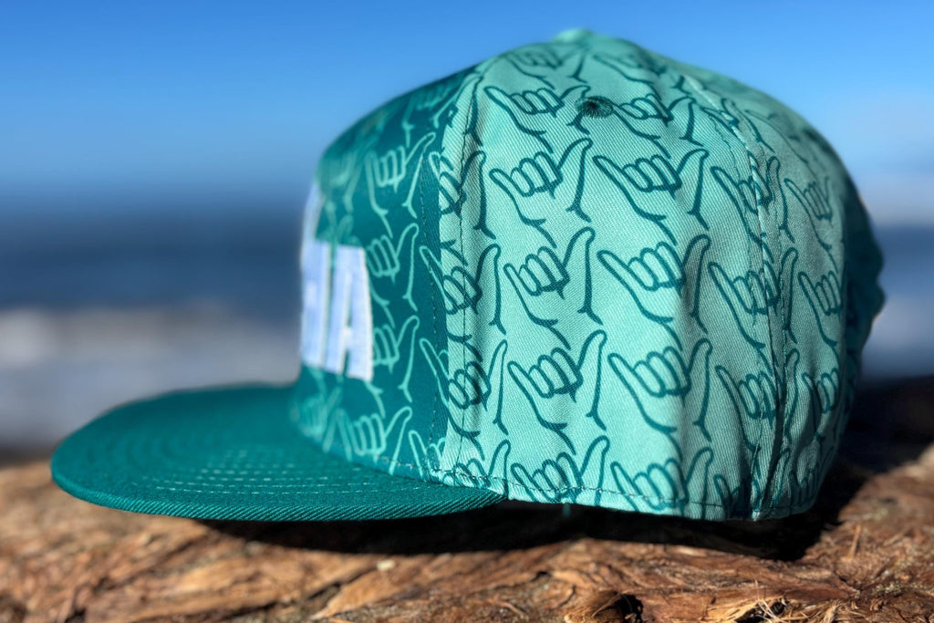Limited Print Snapback Hat | Maui Hawaii Embroidered Flat Bill | One Size Fits Most