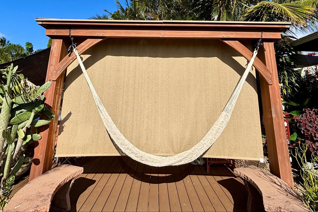 Thick Cord Mayan Hammock • 100% Breathable Cotton • 800+ lb Rated • Handwoven in Yucatán • Fair Trade • Choose Your Color