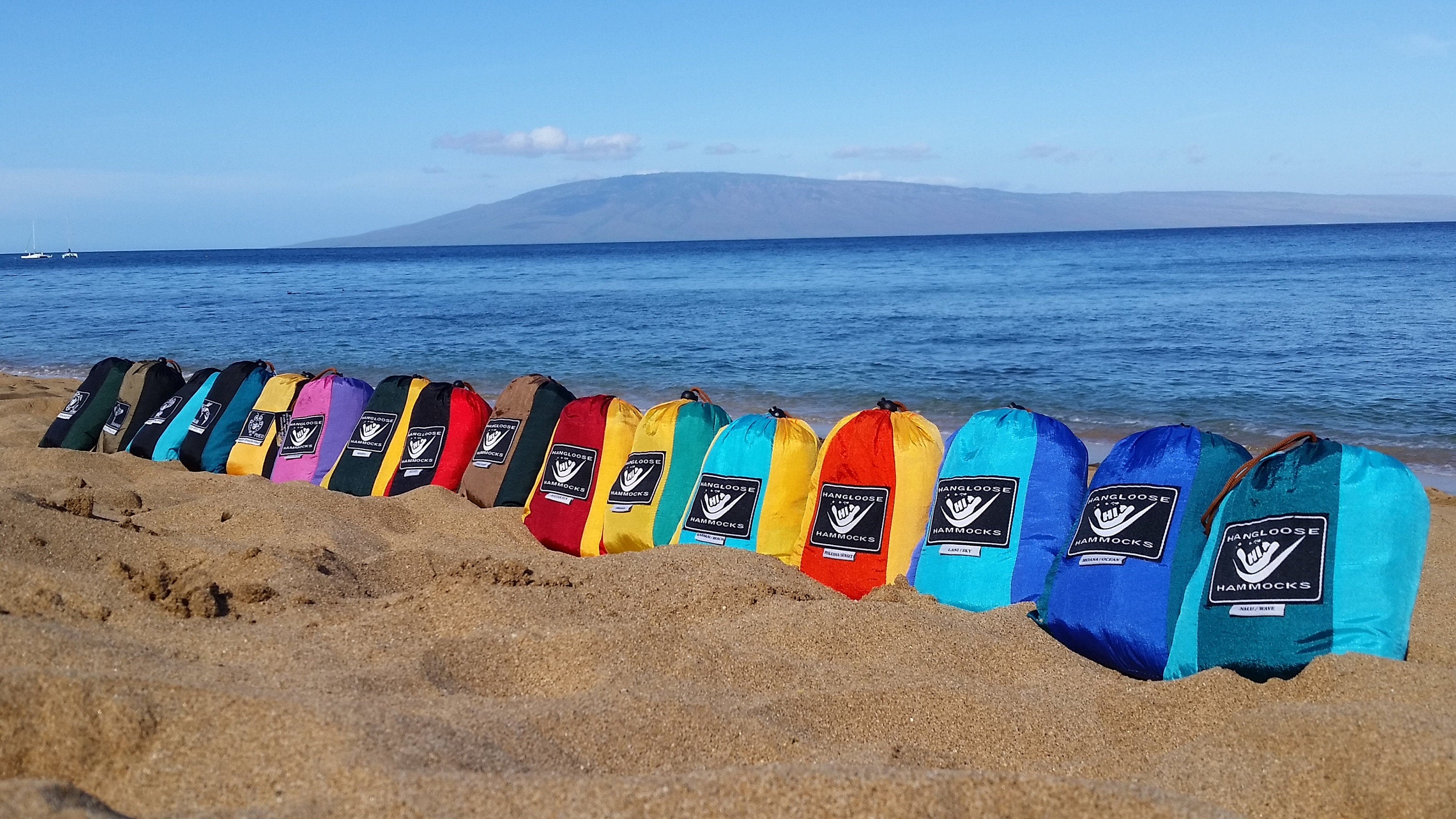 Parachute Silk Camping Hammock • Double XXL 6.5’x10’ • 440 lb Rated • Includes Carabiners & Stuff Sack • Ultralight & Packable • Handcrafted in Bali Since 1996