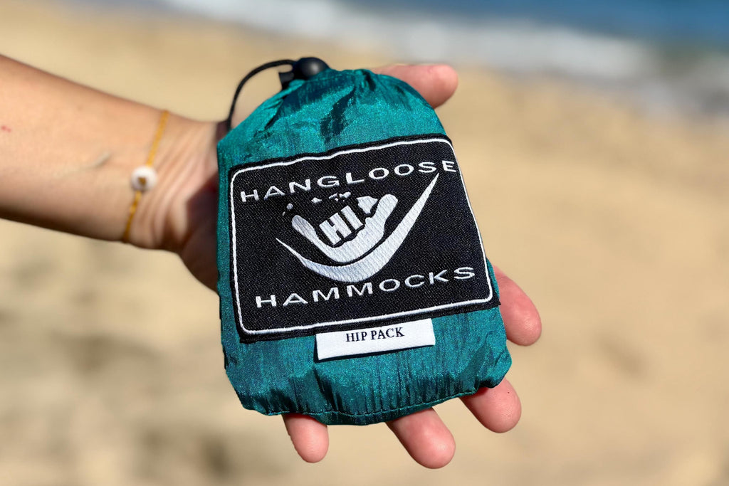 Parachute Silk Hip Pack • Ultralight 3.5 oz • Built-In Stuff Sack • Beach, Travel & Adventure • 5 Colors