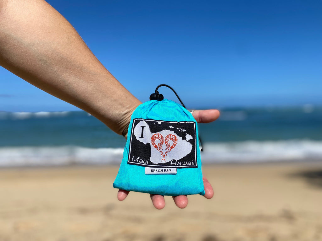 Parachute Silk Beach Bag • Ultralight 3.2 oz • Expands to 100+ lb Capacity • 22 Colors • Machine Washable • Fair Trade