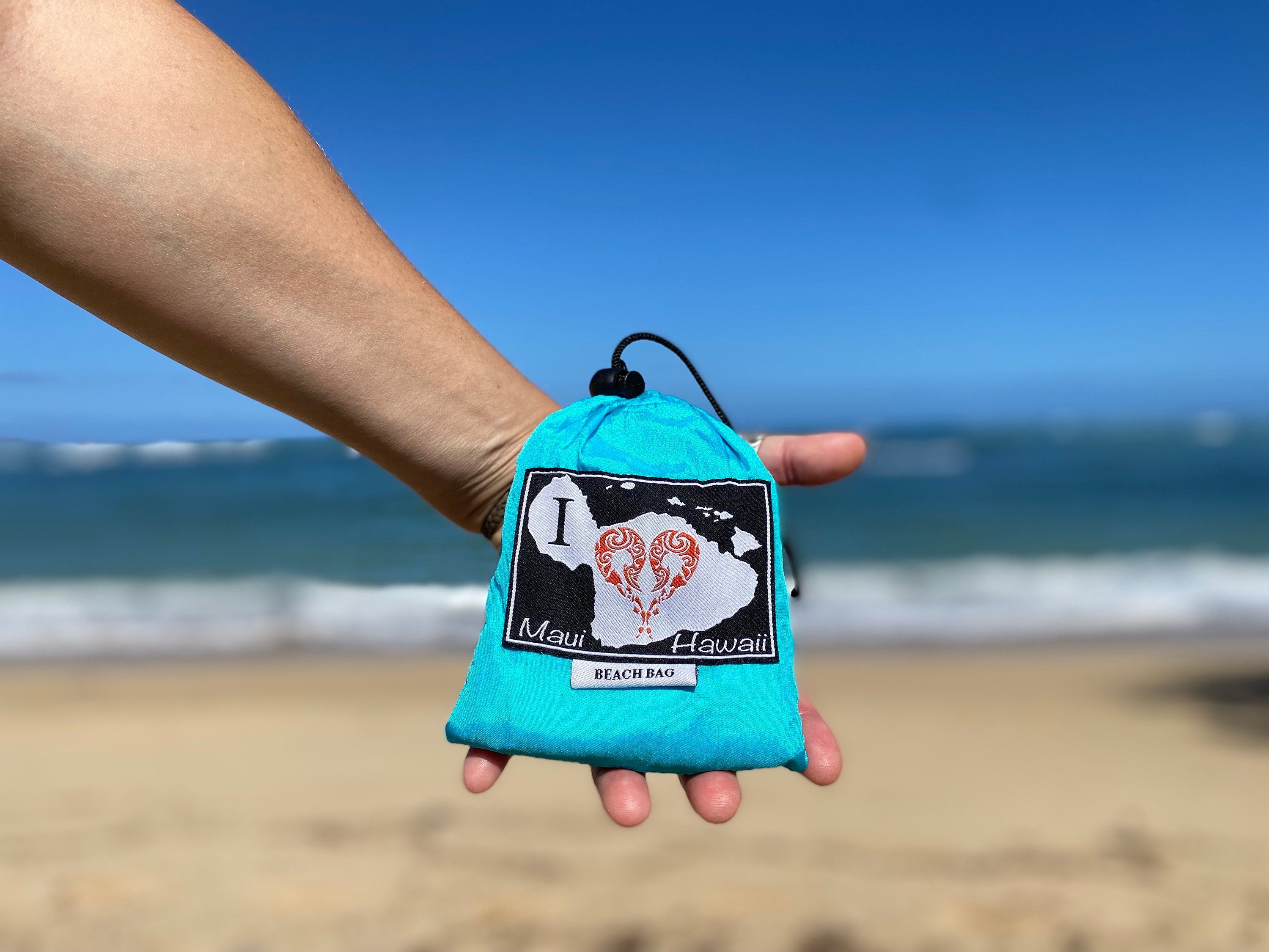 Parachute Silk Beach Bag • Ultralight 3.2 oz • Expands to 100+ lb Capacity • 22 Colors • Machine Washable • Fair Trade