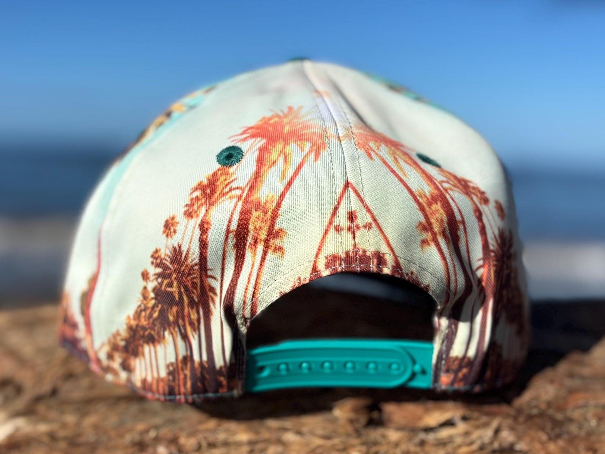 Hawaiian Islands Snapback Hat | Embroidered Maui Flat Bill | Front Street Lahaina