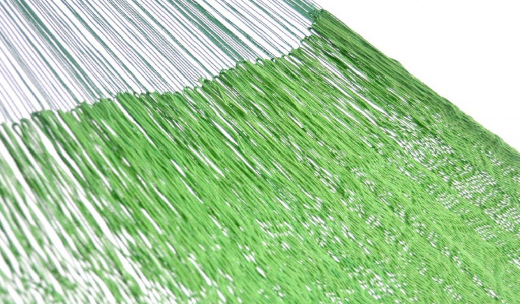 Light Green Mayan Hammock: Handwoven Breathable Cotton