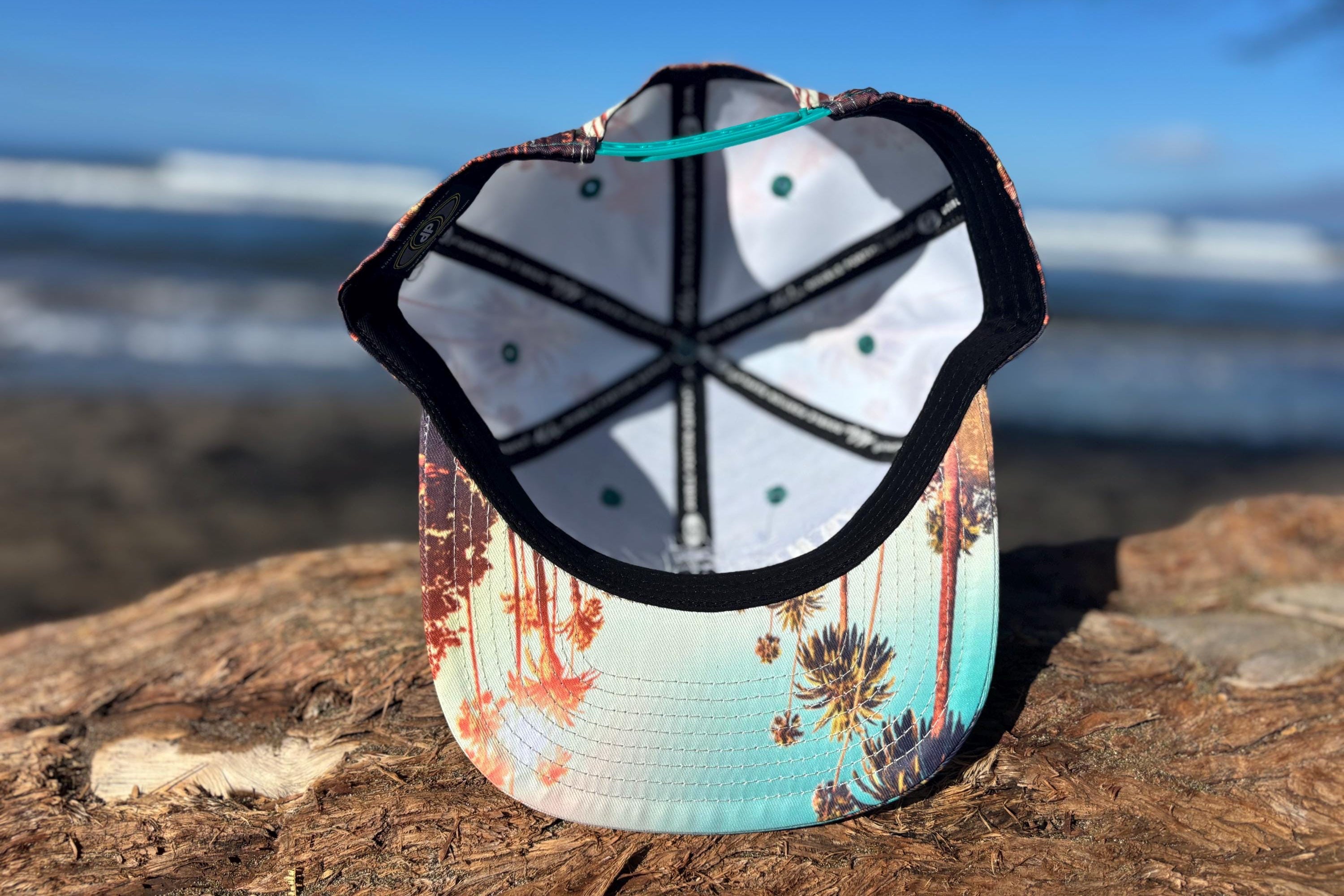 Hawaiian Islands Snapback Hat | Embroidered Maui Flat Bill | Front Street Lahaina