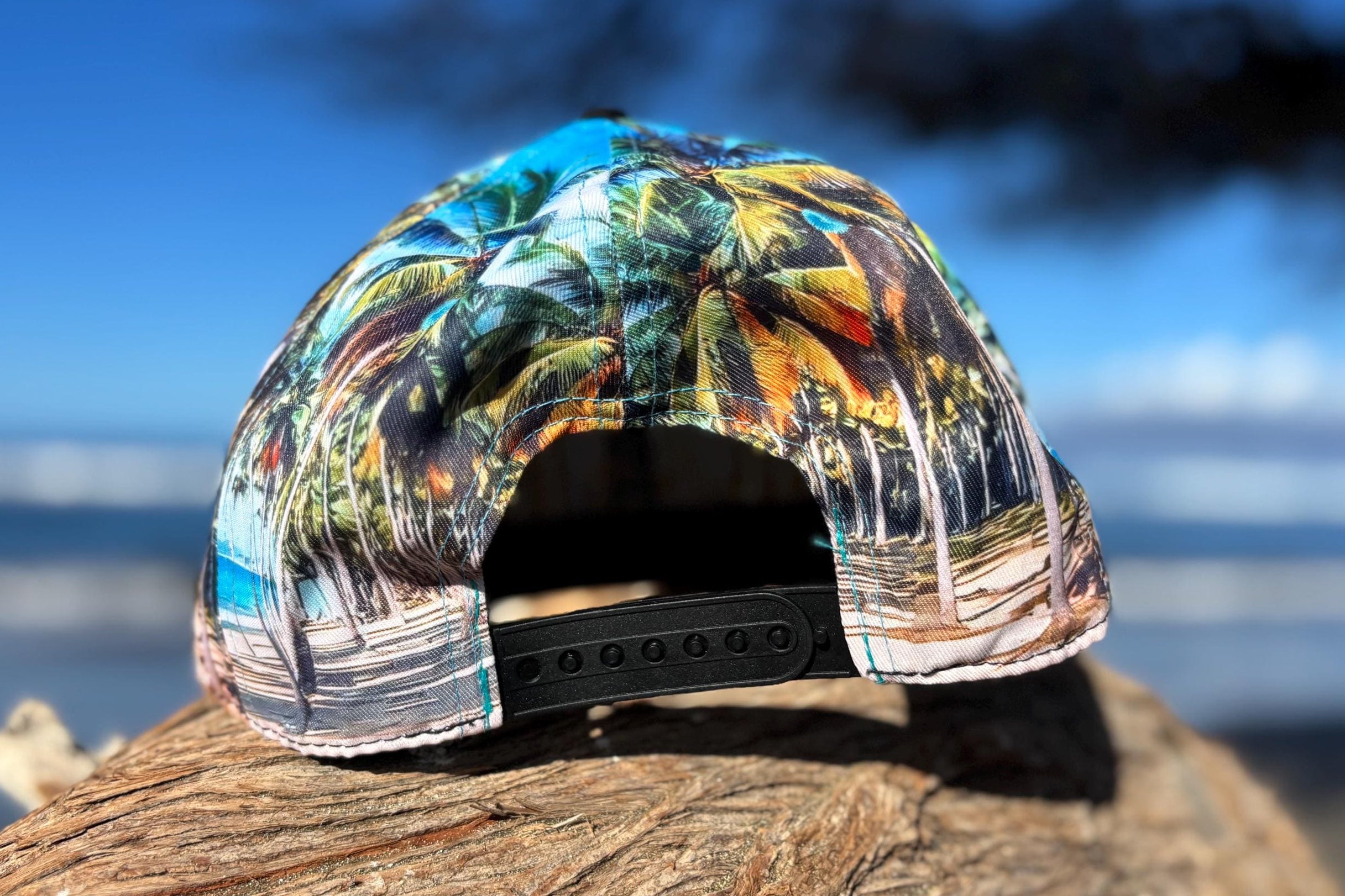 Hawaiian Islands Snapback Hat | Maui-Made Embroidered Flat Bill | Gift for Hawaii Lovers
