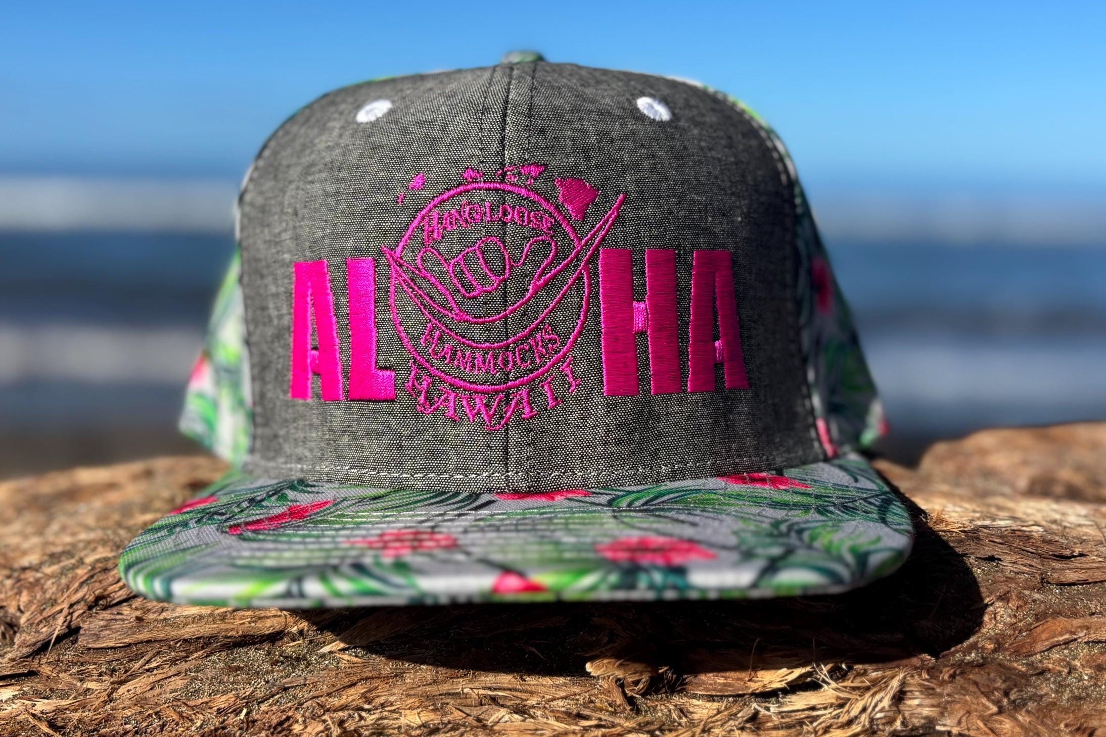 Maui Hawaii Snapback Hat | Embroidered Flat Bill | Authentic Island Design
