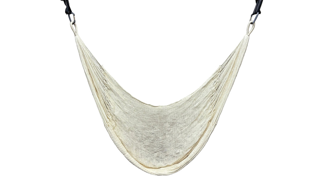 Thai Hammock Chair • Natural • Handwoven in Thailand • UV-Resistant • 500 lb Rated • Ultralight • Fair Trade