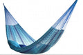 Traditional Mayan Hammock • Ocean Blue • Handwoven Cotton • Single, Double & Family Sizes • Fair Trade • Free Shipping