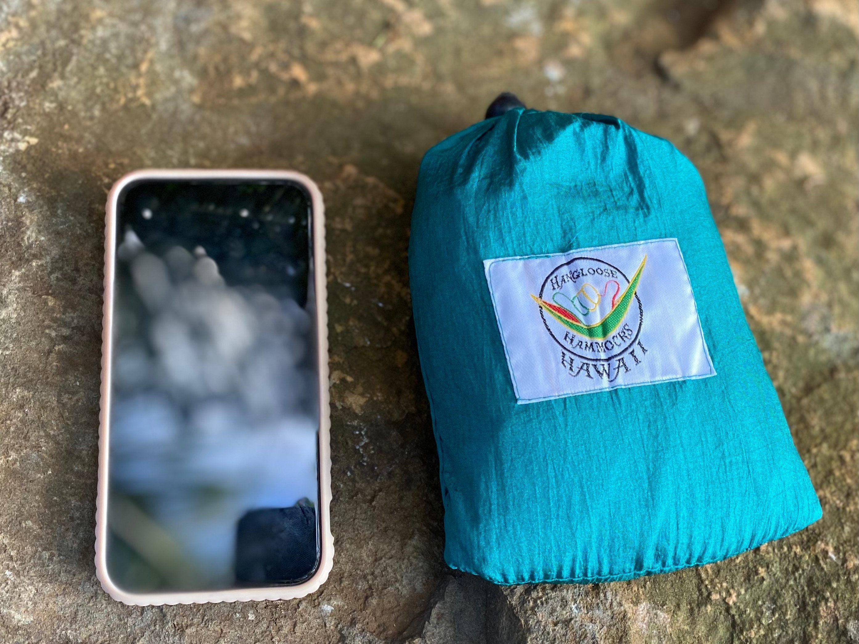 Parachute Silk Backpack • Teal • Ultralight 6.6 oz • Compact Travel Pack • 8 Colors • Free Shipping from Maui