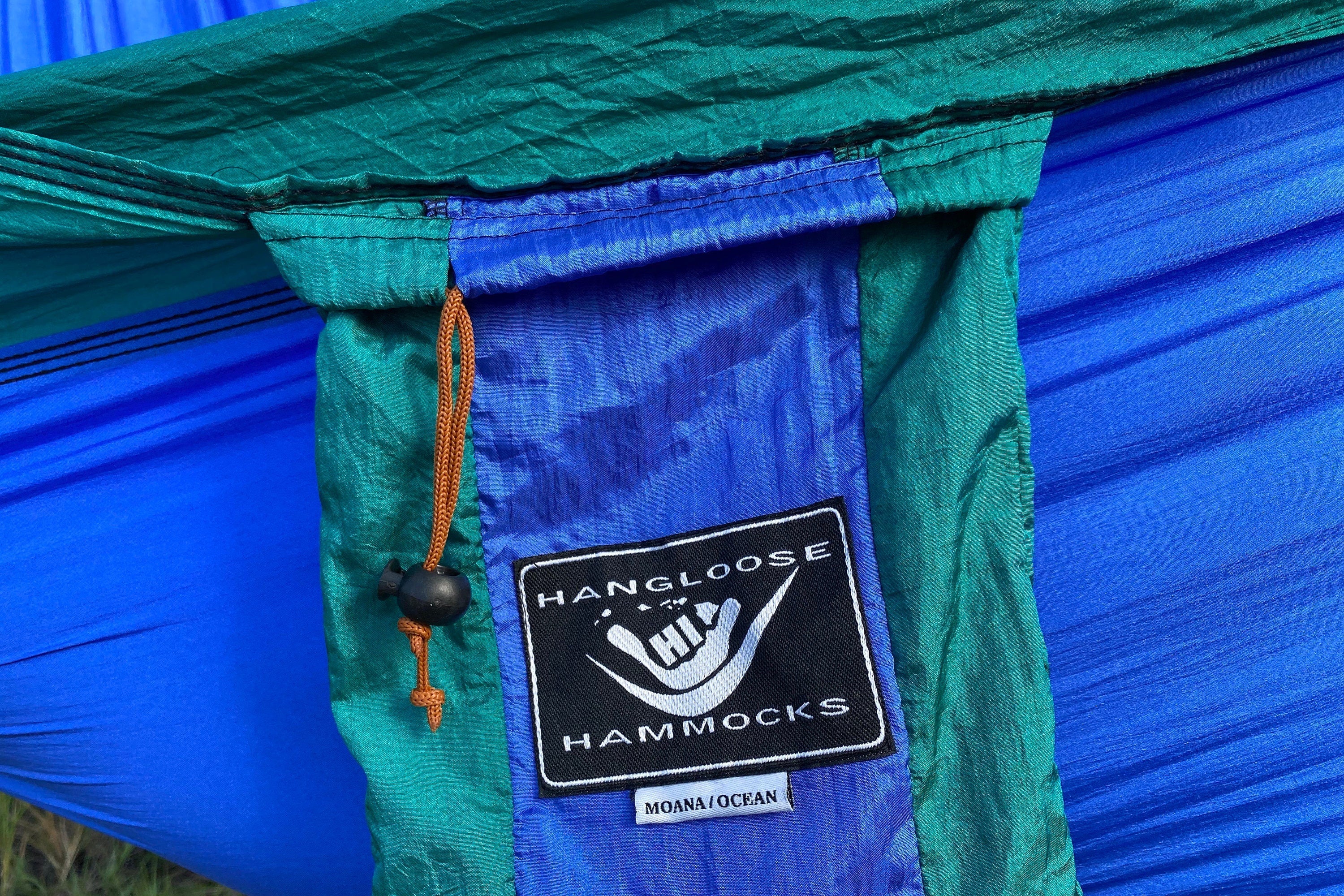 Parachute Silk Travel Hammock • Double 6.5’x10’ • 440 lb Rated • Includes 24 kN Carabiners & Stuff Sack • Ultralight & Breathable • Handcrafted in Bali Since 1996