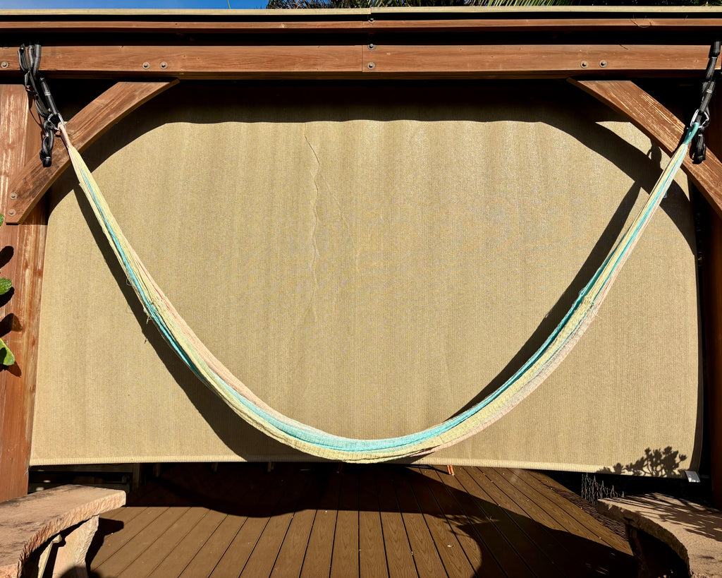 Handwoven Thai Hammock • Weather-Resistant, Fair Trade (Natural White, Cream Color) (Copy 2)