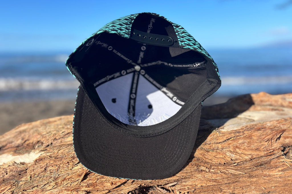 Maui Embroidered Trucker Hat | Aloha Flat Bill Snapback | Hawaii Island-Made