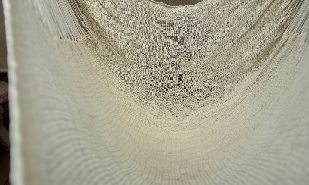 Thai Hammock Chair • Natural • Handwoven in Thailand • UV-Resistant • 500 lb Rated • Ultralight • Fair Trade