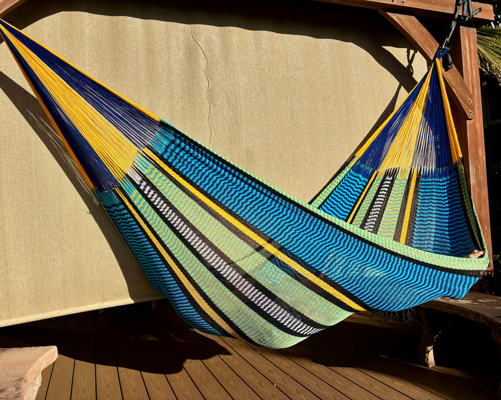 Handwoven Thai Hammock • Weather-Resistant, Fair Trade (Natural White, Cream Color) (Copy)