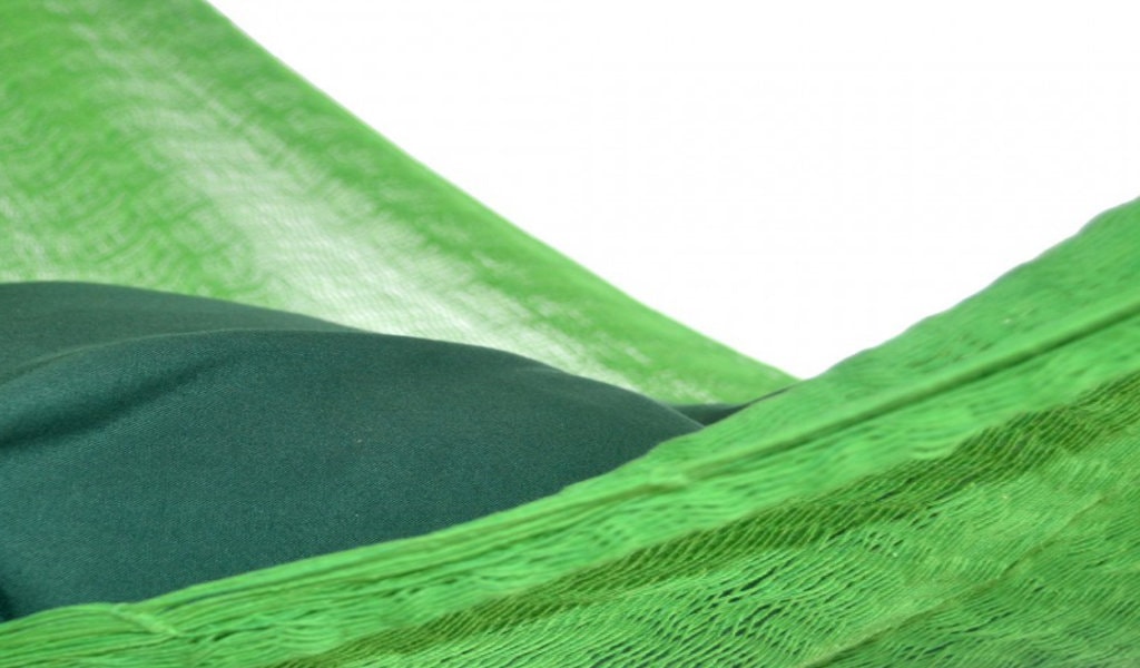 Light Green Mayan Hammock: Handwoven Breathable Cotton