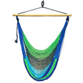 Mayan Hammock Chair • Moana • Hand-Woven Cotton • Wooden Spreader Bar • 260 lb Rated • Fair Trade • Choose Your Color
