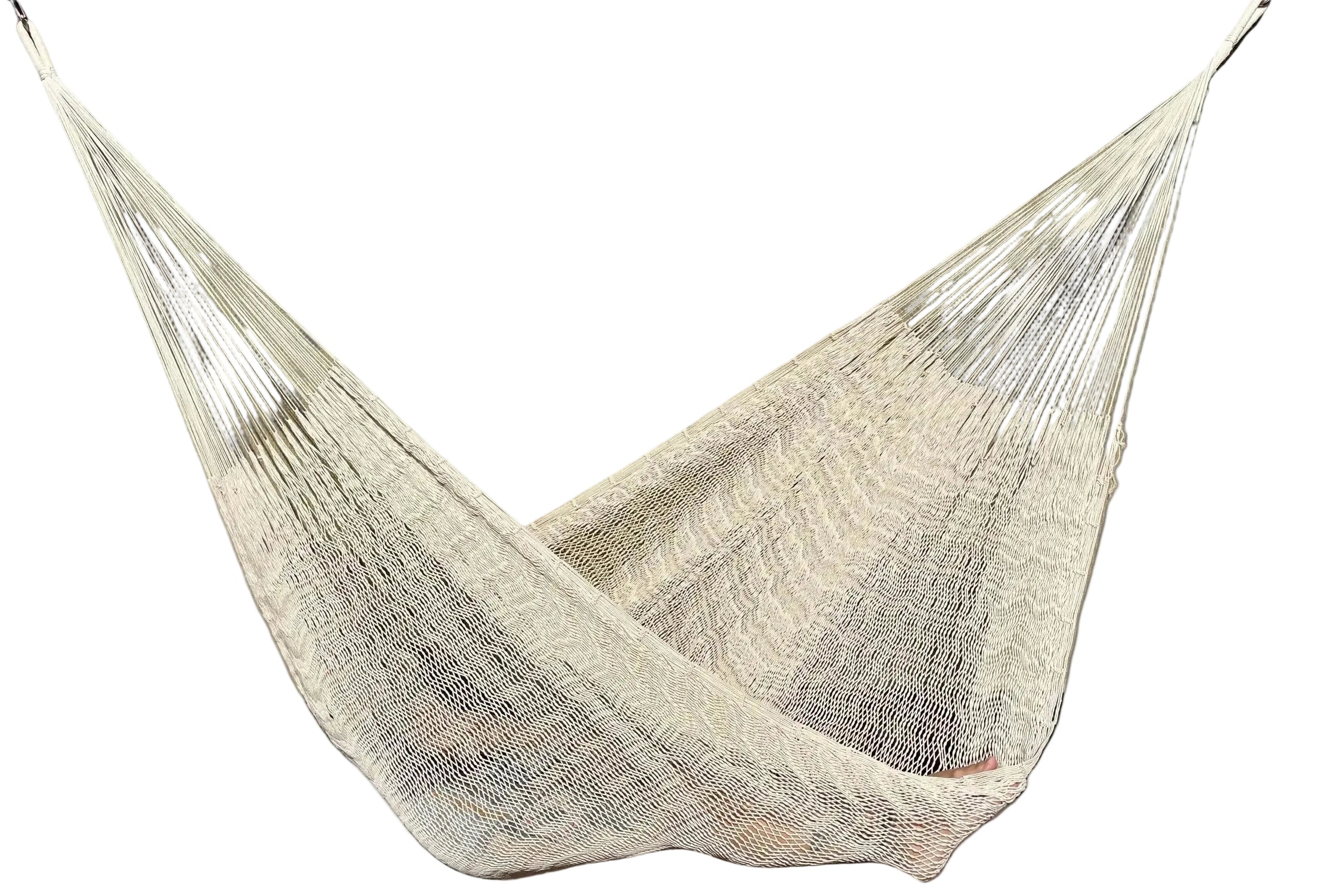 Thick Cord Mayan Hammock • 100% Breathable Cotton • 800+ lb Rated • Handwoven in Yucatán • Fair Trade • Choose Your Color