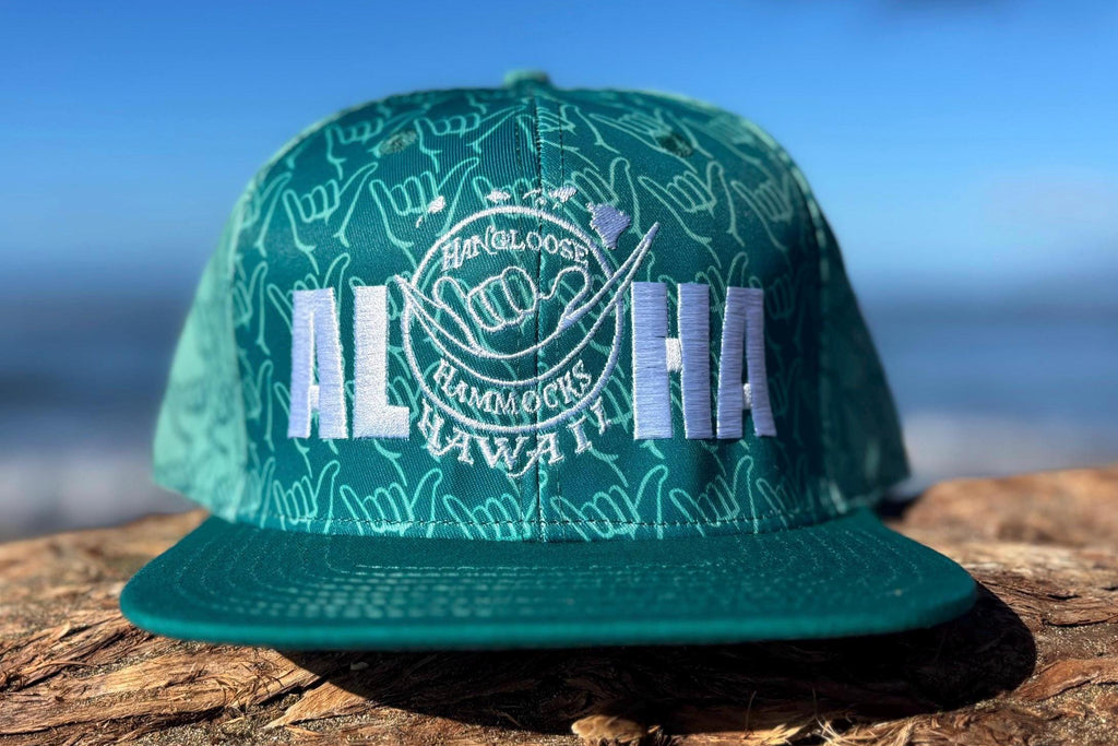 Limited Print Snapback Hat | Maui Hawaii Embroidered Flat Bill | One Size Fits Most