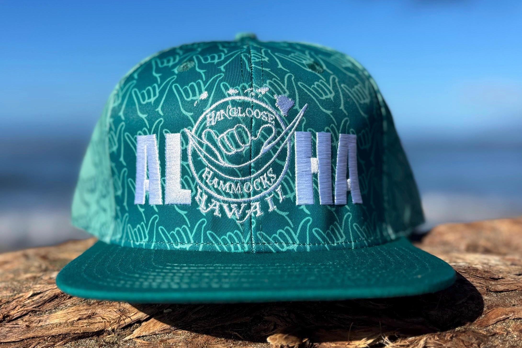 Limited Print Snapback Hat | Maui Hawaii Embroidered Flat Bill | One Size Fits Most