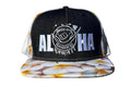 Aloha Snapback Hat | Hawaiian Islands Embroidered Flat Bill | Maui-Made Souvenir