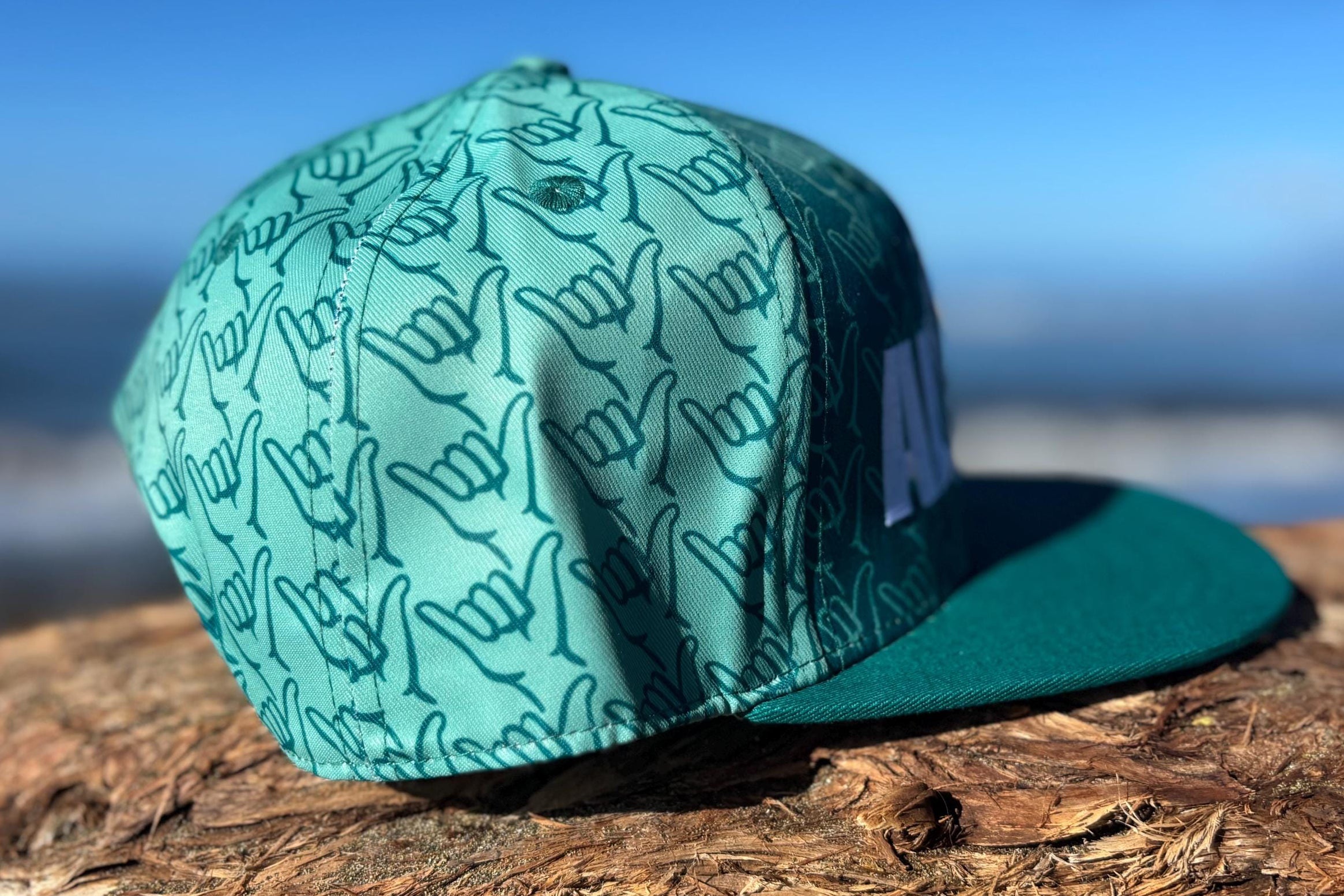 Limited Print Snapback Hat | Maui Hawaii Embroidered Flat Bill | One Size Fits Most