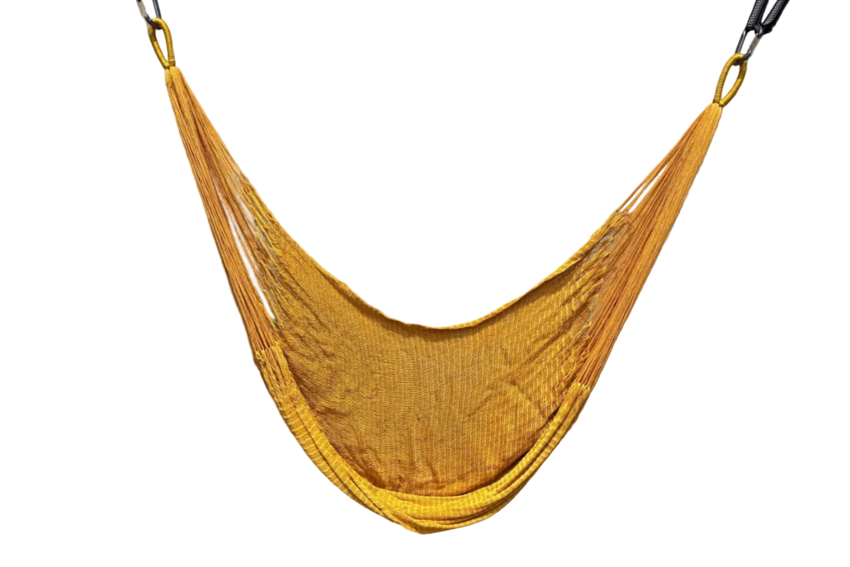 Thai Hammock Chair • Gold • Handwoven in Thailand • UV-Resistant • 500 lb Rated • Ultralight • Fair Trade