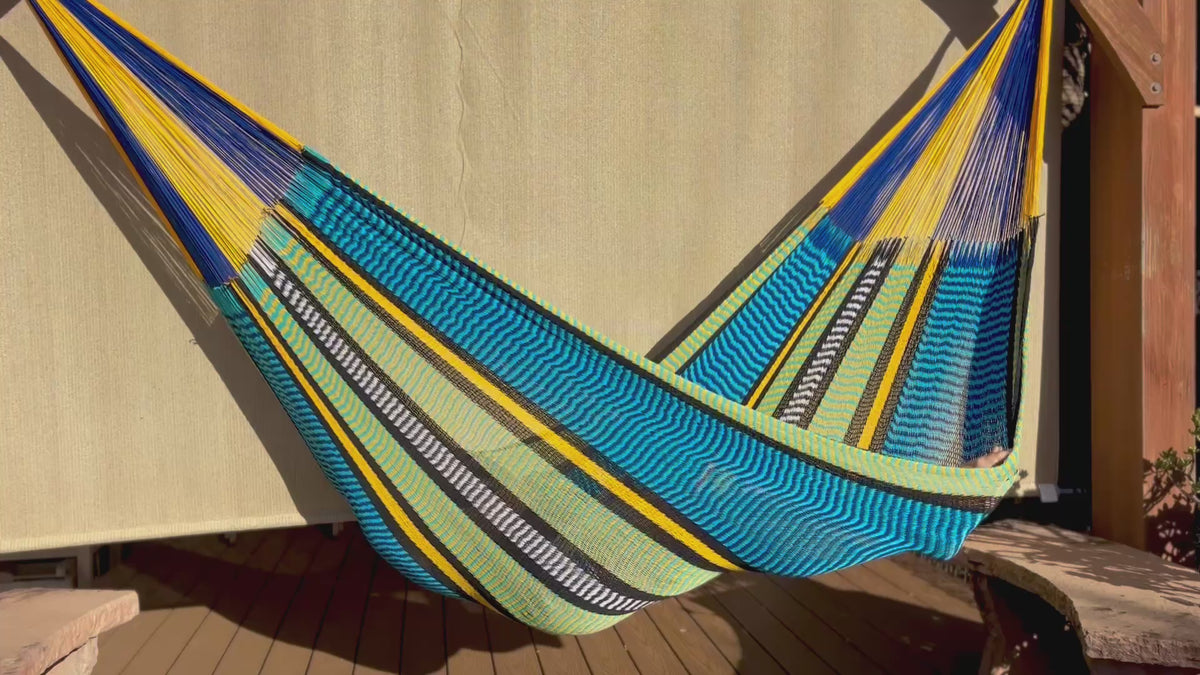 Handwoven Thai Hammock • Weather-Resistant, Fair Trade (Natural White, Cream Color) (Copy)